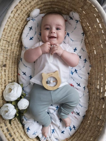 Yosoy Otulacz Bambusowy 120x120 cm Aeroplanes