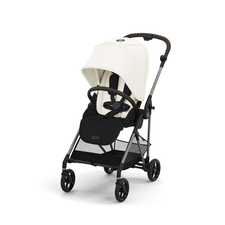 Cybex Melio Wózek Głęboko-Spacerowy Canvas White