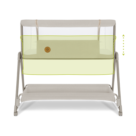 Lionelo Luna Łóżeczko Dostawne Beige Sand