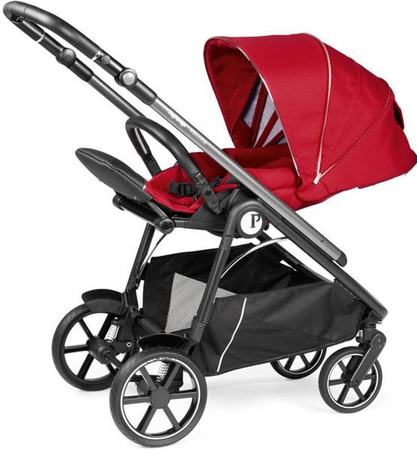PegPerego Veloce Wózek Głęboko-Spacerowy Red Shine