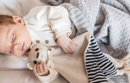 Whisbear DouDou Kocyk Przytulanka Miś