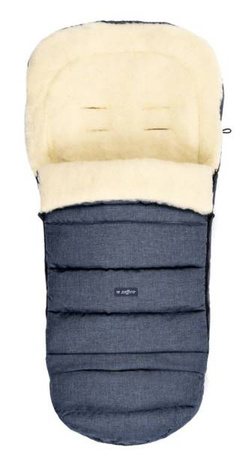 Zaffiro iGrow 2.0 Śpiworek Do Wózka Wełna Melanż Granatowy
