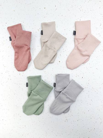 Poofi Skarpetki Niemowlęce Szałwiowe