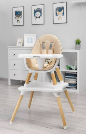Caretero Tuva Krzesełko do Karmienia Beige