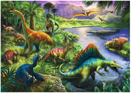 Trefl Drapieżne Dinozaury Puzzle 200 Elementów