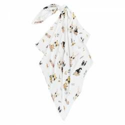 Bonjour Cherie Bambusowy Otulacz Mały 70x70cm Słodziaki