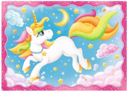 Trefl Puzzle 4w1 Magiczny Świat Jednorożców 34321