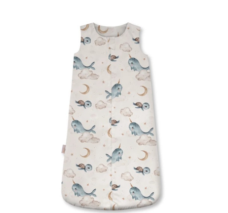 Waldin Śpiworek 1.5 TOG Wieloryb Beżowy Rozmiar M