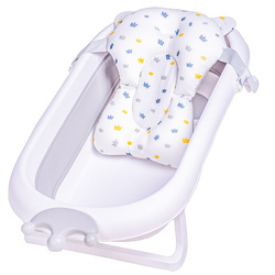 Primabobo Korona Wanienka Składana z Poduszką i Korkiem Sensorycznym 85cm/48cm/21cm Szara