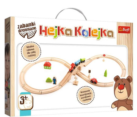 Trefl Zabawka Drewniana Hejka Kolejka