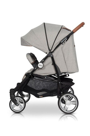 Easy Go Domino Wózek Bliźniaczy Latte