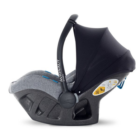 Avionaut Pixel Isofix Fotelik Samochodowy 0-13kg + Baza Isofix 01 Grey Melange AV-304.U.01
