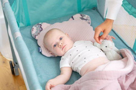 Caretero Łóżeczko Turystyczne Basic Plus Graphite