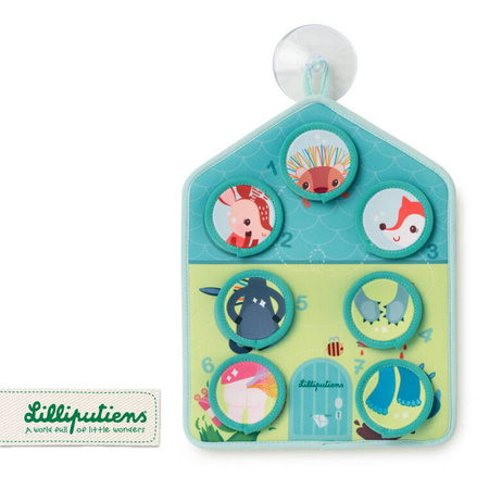 LILLIPUTIENS Edukacyjna mata do wanny "Myję się" 18 m+