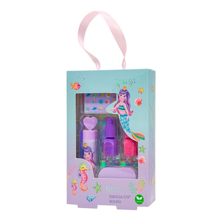 Souza! Kosmetyki do makijażu i stylizacji paznokci dla dzieci zestaw 5 el. Syrenka