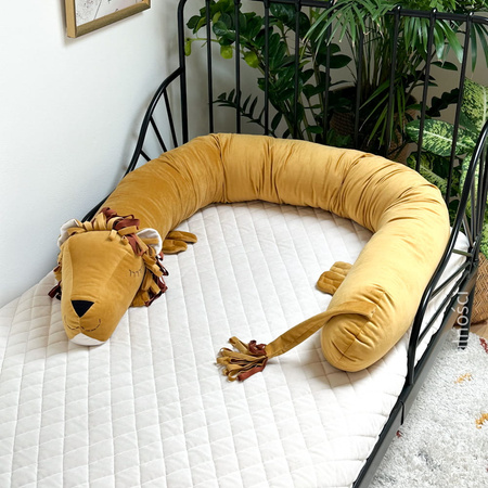 SenLove Poduszka Wałek Ochraniacz do Łóżka Lew