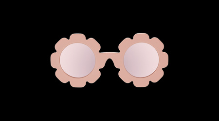 Babiators Flower P-FWR502-L Polaryzacja Rozmiar 6+ Peachy Keen