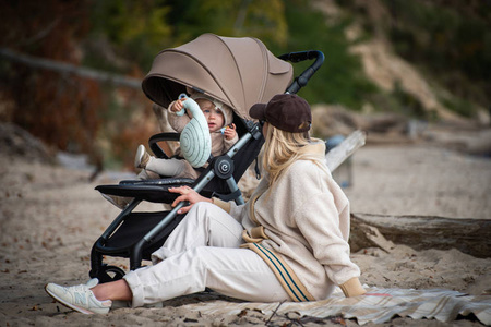 Espiro Wave 2023 Wózek Spacerowy 209 Mokka Taste