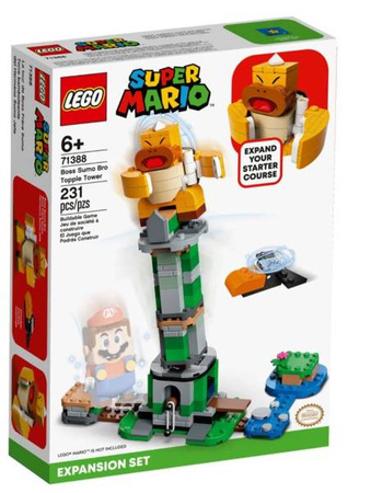 Lego Super Mario Boss Sumo Bro i Przewracana Wieża Zestaw Dodatkowy 71388