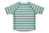 Lassig, Koszulka T-shirt do pływania Striped aqua, UV 50+
