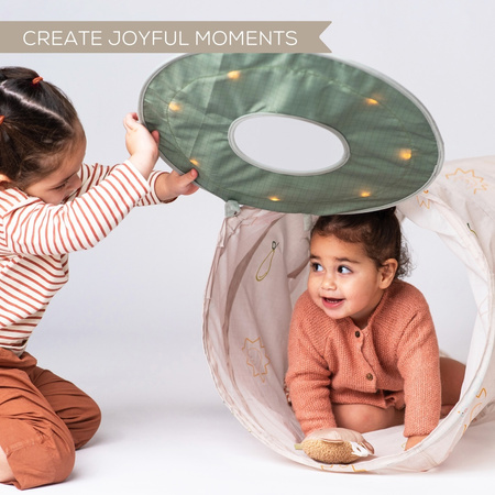 Taf Toys Świecący Tunel Sensoryczna zabawka do raczkowania i leżenia na brzuszku od 6 mc