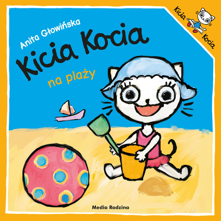 Media Rodzina Książeczka Kicia Kocia na Plaży