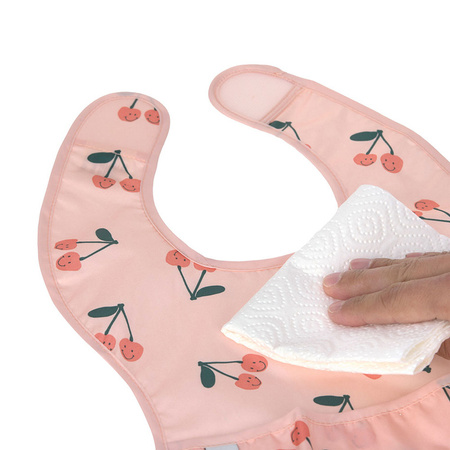 Lassig Zestaw śliniaków wodoodpornych 2szt. 6m+ Happy Fruits Cherry