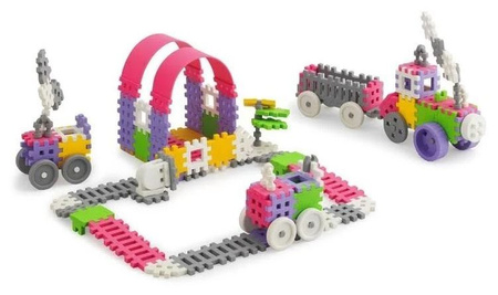 Marioinex Klocki Waffle Mini 140 Sztuk Konstruktor Dziewczynka