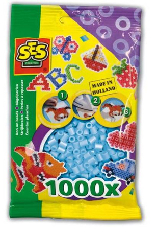 Ses Creative Koraliki do Prasowanek 1000szt. Błękitne