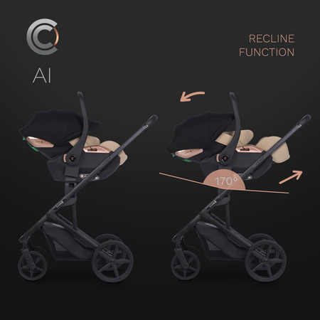 Cavoe AI Fotelik Samochodowy 0-13 Kg Natural