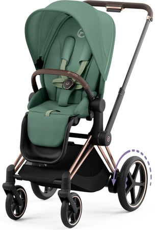 Cybex e-Priam 4.0 Wózek Spacerowy Leaf Green