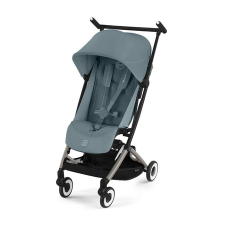 Cybex Libelle 2025 Wózek Spacerowy Rama Taupe Stormy Blue + Cybex Pałąk