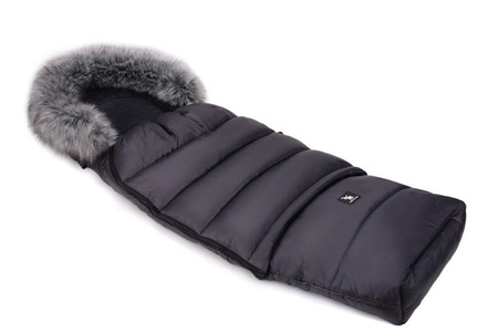 Cottonmoose Śpiworek Combi 3w1 z Futerkiem 736 Graphite 17