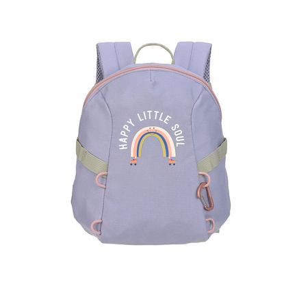 Lassig Plecak mini Tiny Outdoor Rainbow pastel lilac