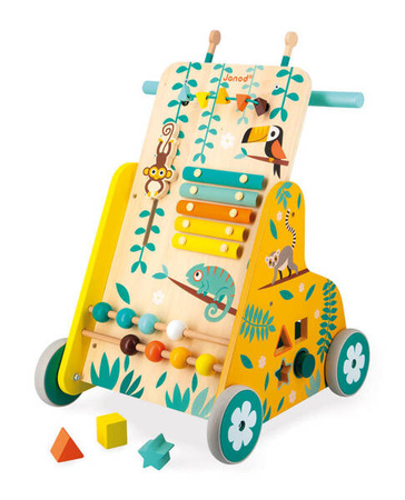 Janod Tropik Wielofunkcyjny Pchacz Edukacyjny 12m+