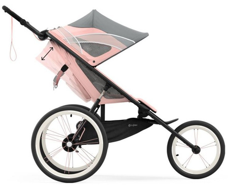 Cybex Avi Tapicerka Siedziska Do Wózka Cybex Sports Silver Pink