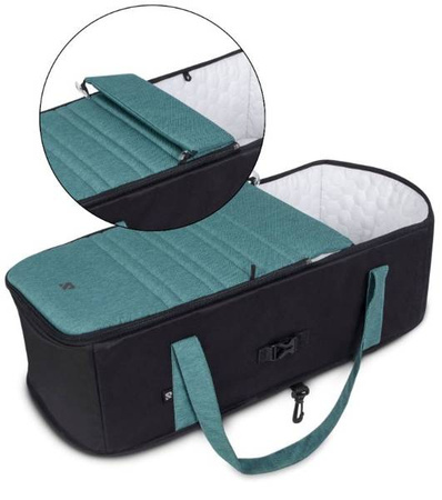 Riko Nuno Pro Wózek Głęboko-Spacerowy 2w1 z Miękką Gondolą Lagoon