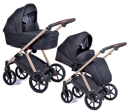 Coletto Axiss Wózek Głęboko-Spacerowy Rama Beżowa AX-06