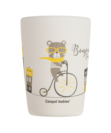 Canpol Babies Bonjour Paris Zestaw Naczyń 5 Elementów Beżowy 9/227_bei