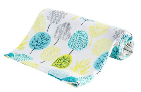 Bocioland Pieluszka Bambusowa 120x120cm Las BOC0305