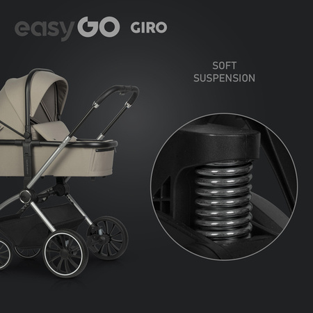 EasyGo Giro Wózek Głęboko-Spacerowy Savana Beige