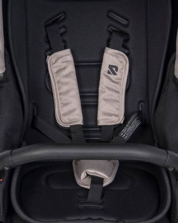 Riko Nuno Pro Wózek Głęboko-Spacerowy 2w1 z Miękką Gondolą Sand