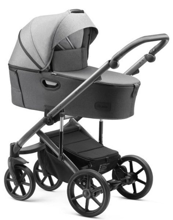 Jedo Tamel Wózek Głęboko-spacerowy 2w1 E32 \ Pompowane \ Szara, Elementy Czarne