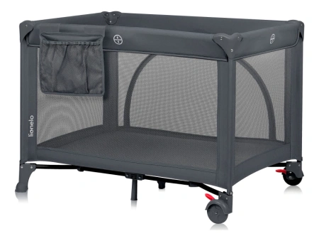 Lionelo Laura łóżeczko turystyczne Grey Concrete