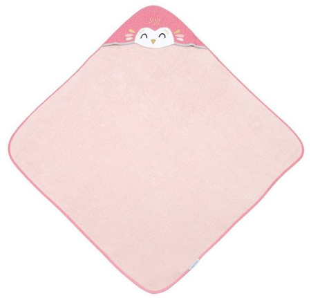 Canpol Babies Okrycie Kąpielowe Dla Niemowląt 100x100cm 26/801 Pink