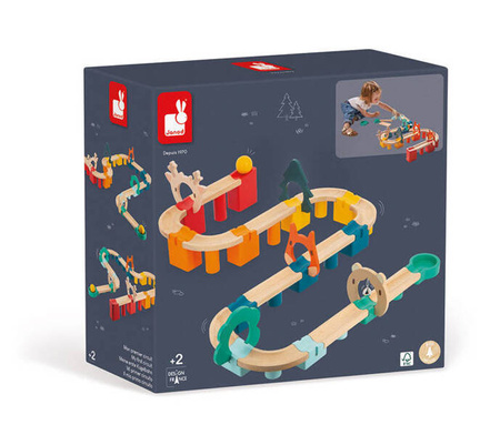 Janod Drewniana Układanka 2+ Mój Pierwszy Kulodrom