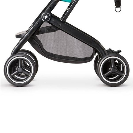 GB Qbit + Wózek Spacerowy Silverfox Grey