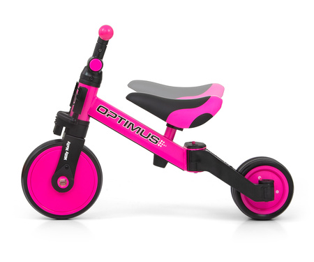 Milly Mally Rowerek 3w1 Optimus Pink