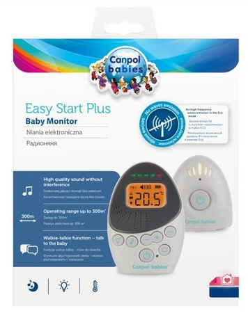 Canpol Babies Niania Elektroniczna Dwukierunkowa EasyStart Plus 77/101