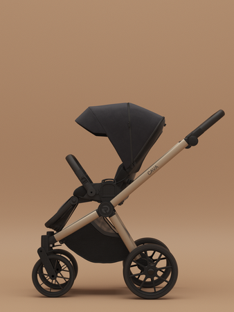 Riko Cava Wózek Głęboko-Spacerowy 02 Coal